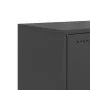 Mueble para TV de acero negro 68,5x39x60,5 cm de , Muebles TV - Ref: Foro24-846470, Precio: 54,61 €, Descuento: %