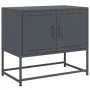 TV-Möbel aus anthrazitgrauem Stahl 68,5x39x60,5 cm von , TV-Möbel - Ref: Foro24-846472, Preis: 56,98 €, Rabatt: %