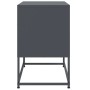 TV-Möbel aus anthrazitgrauem Stahl 68,5x39x60,5 cm von , TV-Möbel - Ref: Foro24-846472, Preis: 57,54 €, Rabatt: %