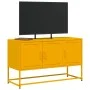 Fernsehmöbel aus senfgelbem Stahl, 100,5x39x60,5 cm. von , TV-Möbel - Ref: Foro24-846479, Preis: 102,67 €, Rabatt: %