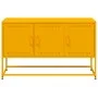 Mueble para TV de acero amarillo mostaza 100,5x39x60,5 cm de , Muebles TV - Ref: Foro24-846479, Precio: 102,67 €, Descuento: %