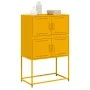 Aparador de acero amarillo mostaza 68,5x38,5x107 cm by , Sideboards - Ref: Foro24-846485, Price: 119,34 €, Discount: %