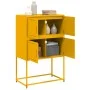 Aparador de acero amarillo mostaza 68,5x38,5x107 cm by , Sideboards - Ref: Foro24-846485, Price: 119,34 €, Discount: %