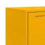 Aparador de acero amarillo mostaza 68,5x38,5x107 cm de , Aparadores - Ref: Foro24-846485, Precio: 124,63 €, Descuento: %