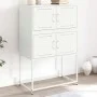 Weißer Stahlschrank 68,5x38,5x107 cm von , Sideboards - Ref: Foro24-846487, Preis: 81,72 €, Rabatt: %