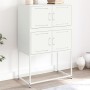 Weißer Stahlschrank 68,5x38,5x107 cm von , Sideboards - Ref: Foro24-846487, Preis: 82,52 €, Rabatt: %