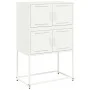 Weißer Stahlschrank 68,5x38,5x107 cm von , Sideboards - Ref: Foro24-846487, Preis: 81,72 €, Rabatt: %