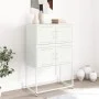 Weißer Stahlschrank 68,5x38,5x107 cm von , Sideboards - Ref: Foro24-846487, Preis: 81,72 €, Rabatt: %