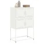 Weißer Stahlschrank 68,5x38,5x107 cm von , Sideboards - Ref: Foro24-846487, Preis: 81,72 €, Rabatt: %