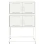 Weißer Stahlschrank 68,5x38,5x107 cm von , Sideboards - Ref: Foro24-846487, Preis: 81,72 €, Rabatt: %