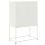 Weißer Stahlschrank 68,5x38,5x107 cm von , Sideboards - Ref: Foro24-846487, Preis: 82,52 €, Rabatt: %