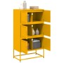 Gelber Senfschrank aus Stahl 68,5x38,5x123,5 cm von , Sideboards - Ref: Foro24-846491, Preis: 113,95 €, Rabatt: %
