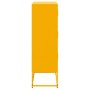 Aparador de acero amarillo mostaza 68,5x38,5x123,5 cm by , Sideboards - Ref: Foro24-846491, Price: 113,95 €, Discount: %