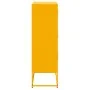 Aparador de acero amarillo mostaza 68,5x38,5x123,5 cm by , Sideboards - Ref: Foro24-846491, Price: 111,17 €, Discount: %