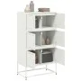 Aparador de acero blanco 68,5x38,5x123,5 cm by , Sideboards - Ref: Foro24-846493, Price: 150,22 €, Discount: %