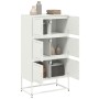 Weißer Stahlschrank 68,5x38,5x123,5 cm von , Sideboards - Ref: Foro24-846493, Preis: 152,21 €, Rabatt: %
