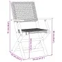 Sillas de jardín plegables 8 uds madera maciza y ratán PE beige by , Garden chairs - Ref: Foro24-3214564, Price: 504,99 €, Di...