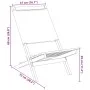 Faltbare Gartenstühle, 6 Stück, Massivholz und anthrazitfarbener Stoff von , Gartenstühle - Ref: Foro24-3214641, Preis: 314,6...