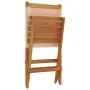 Faltbare Gartenstühle, 8 Stück, Massivholz und beige Stoff von , Gartenstühle - Ref: Foro24-3214648, Preis: 411,33 €, Rabatt: %