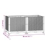 Polypropylene flower bed 80x40x38 cm by vidaXL, Pots and planters - Ref: Foro24-310402, Price: 44,30 €, Discount: %