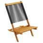 Sillas de jardín reclinables 6 uds madera maciza acacia negro by , Garden chairs - Ref: Foro24-3214629, Price: 319,56 €, Disc...