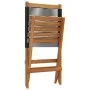 Sillas de jardín reclinables 6 uds madera maciza acacia negro by , Garden chairs - Ref: Foro24-3214629, Price: 312,62 €, Disc...