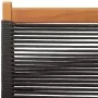 6 verstellbare Gartenstühle aus massivem Akazienholz in Schwarz von , Gartenstühle - Ref: Foro24-3214629, Preis: 313,68 €, Ra...