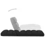 Tumbona de suelo plegable de cuero sintético negro de vidaXL, Divanes - Ref: Foro24-325245, Precio: 134,42 €, Descuento: %