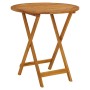 Juego de bistro de 3 piezas ratán PE y madera maciza gris by , Garden sets - Ref: Foro24-3281851, Price: 196,09 €, Discount: %