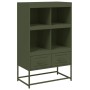 Aparador de acero verde oliva 68x39x111,5 cm de , Aparadores - Ref: Foro24-846606, Precio: 116,87 €, Descuento: %