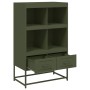 Aparador de acero verde oliva 68x39x111,5 cm de , Aparadores - Ref: Foro24-846606, Precio: 116,87 €, Descuento: %