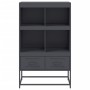 Aparador de acero antracita 68x39x111,5 cm de , Aparadores - Ref: Foro24-846604, Precio: 98,46 €, Descuento: %