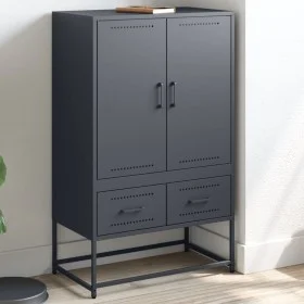 Aparador de acero antracita 68x39x111,5 cm von , Sideboards - Ref: Foro24-846610, Preis: 150,97 €, Rabatt: %