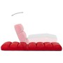 Folding red synthetic leather floor lounger by vidaXL, Daybeds - Ref: Foro24-325250, Price: 139,43 €, Discount: %