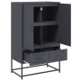 Aparador de acero antracita 68x39x111,5 cm by , Sideboards - Ref: Foro24-846610, Price: 152,61 €, Discount: %