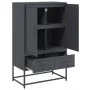 Aparador de acero antracita 68x39x111,5 cm de , Aparadores - Ref: Foro24-846610, Precio: 150,61 €, Descuento: %