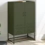 Cold-rolled steel sideboard in olive green 68x39x111.5 cm by , Sideboards - Ref: Foro24-846612, Price: 150,78 €, Discount: %