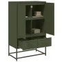 Cold-rolled steel sideboard in olive green 68x39x111.5 cm by , Sideboards - Ref: Foro24-846612, Price: 150,78 €, Discount: %