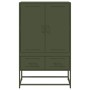 Aparador de acero laminado en frío verde oliva 68x39x111,5 cm de , Aparadores - Ref: Foro24-846612, Precio: 152,76 €, Descuen...