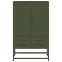 Cold-rolled steel sideboard in olive green 68x39x111.5 cm by , Sideboards - Ref: Foro24-846612, Price: 150,78 €, Discount: %