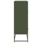 Cold-rolled steel sideboard in olive green 68x39x111.5 cm by , Sideboards - Ref: Foro24-846612, Price: 150,78 €, Discount: %