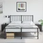 Mesitas de noche 2 uds acero negra 36x39x43,5 cm de , Mesitas de noche - Ref: Foro24-846627, Precio: 93,48 €, Descuento: %