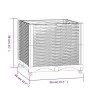 Blumenbeet aus Polypropylen 40x40x38 cm von vidaXL, Töpfe und Pflanzgefäße - Ref: Foro24-310401, Preis: 29,49 €, Rabatt: %