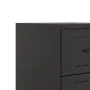 Mesitas de noche 2 uds acero negra 36x39x43,5 cm de , Mesitas de noche - Ref: Foro24-846627, Precio: 93,48 €, Descuento: %