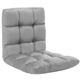 Graue, klappbare Bodenliege aus Mikrofaser von vidaXL, Tagesbetten - Ref: Foro24-325254, Preis: 79,94 €, Rabatt: %