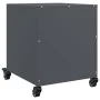 Mesita de noche acero gris antracita 36x39x43,5 cm de , Mesitas de noche - Ref: Foro24-846708, Precio: 45,23 €, Descuento: %