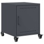 Mesitas de noche 2 unidades acero gris antracita 36x39x43,5 cm de , Mesitas de noche - Ref: Foro24-846619, Precio: 75,43 €, D...