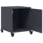 Mesitas de noche 2 unidades acero gris antracita 36x39x43,5 cm de , Mesitas de noche - Ref: Foro24-846619, Precio: 75,43 €, D...