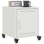 Mesitas de noche 2 unidades acero blanco 36x39x43,5 cm by , Nightstands - Ref: Foro24-846625, Price: 75,49 €, Discount: %