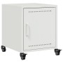 Mesitas de noche 2 unidades acero blanco 36x39x43,5 cm by , Nightstands - Ref: Foro24-846625, Price: 75,49 €, Discount: %